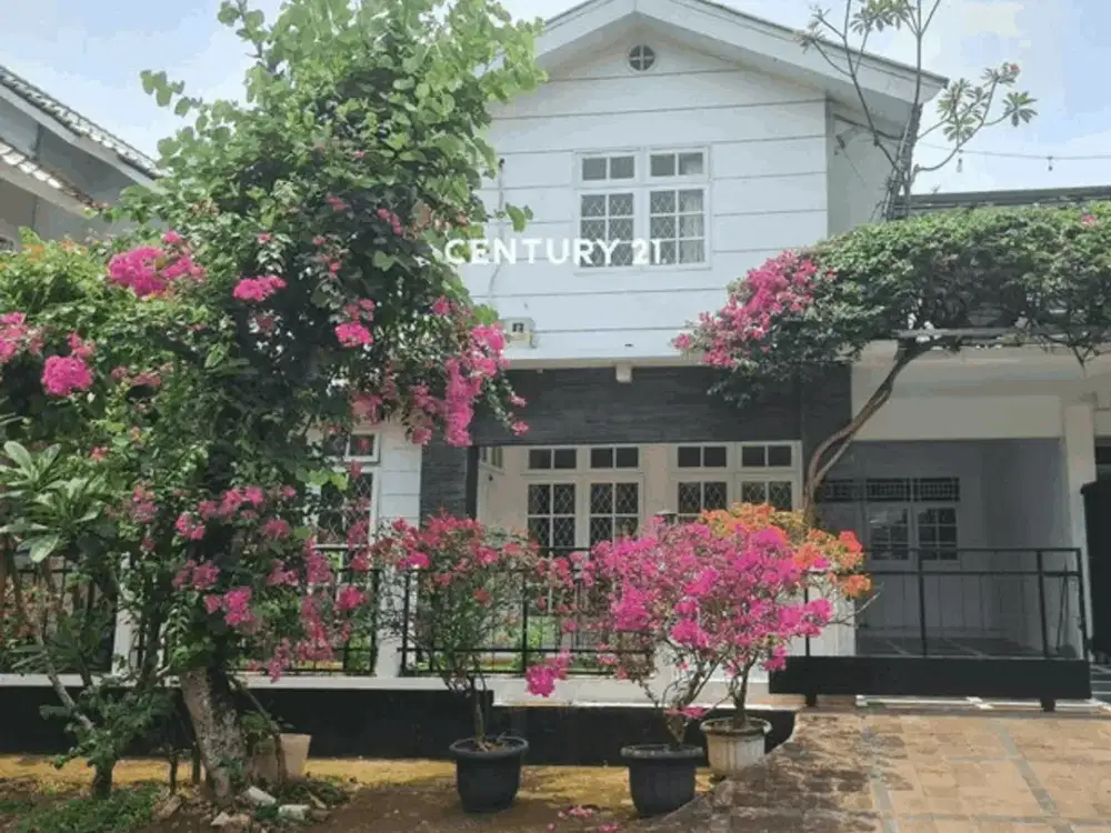 Disewakan Rumah Cantik Asri Startegis One Gate System Di Sektor 9 Bintaro Jaya