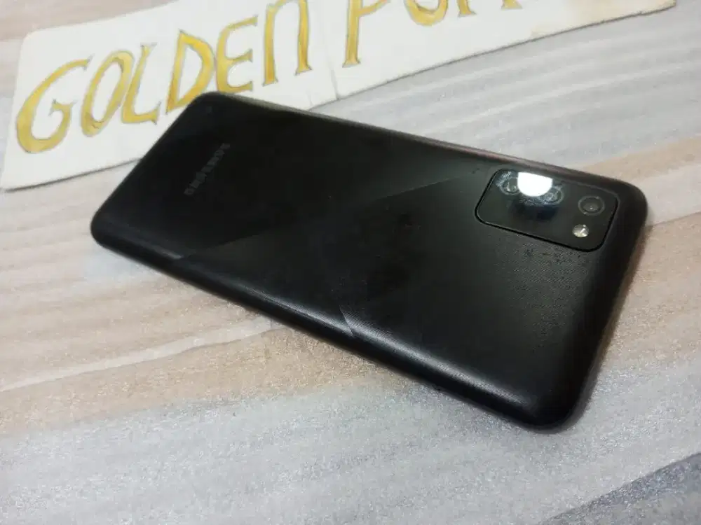 Galaxy A02S-Facelock.Ram 4+4/64GB.4G.ORI #GOLDEN PONSEL
