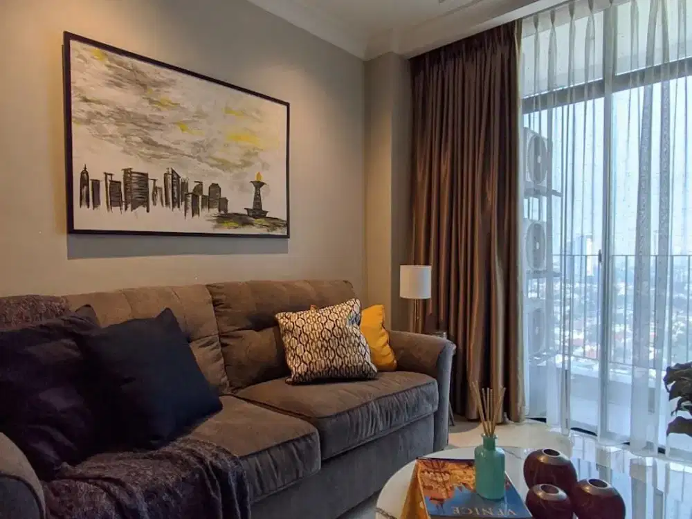 Disewakan Apartemen Permata Hijau Suites Tipe 2 Bedroom Furnished