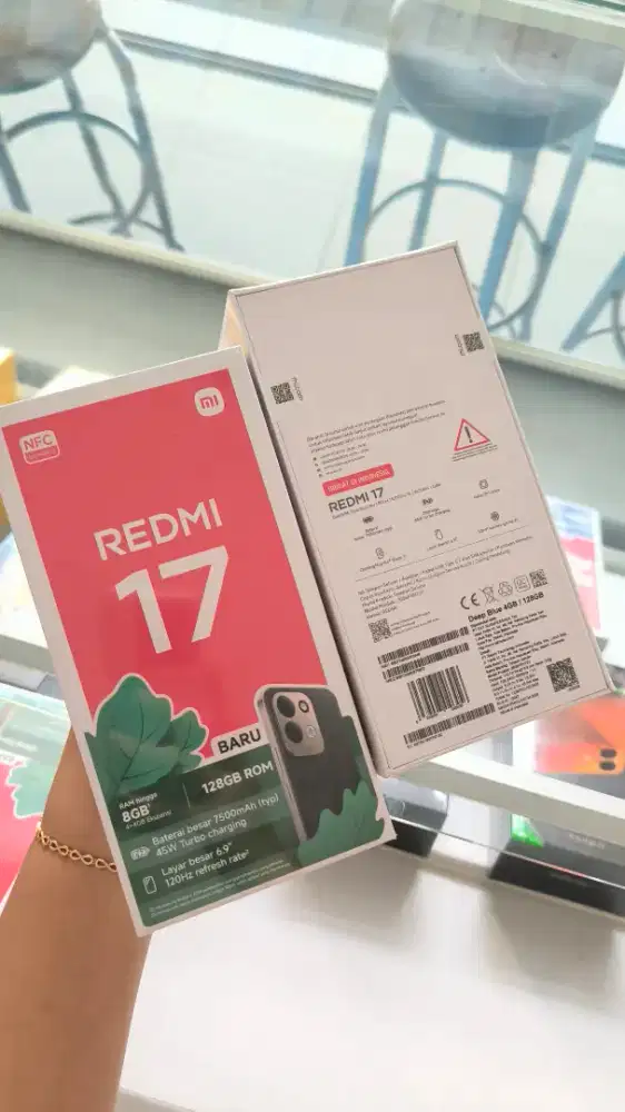 Redmi 17 4/128 New Garansi resmi xiaomi Indonesia 15 bulan