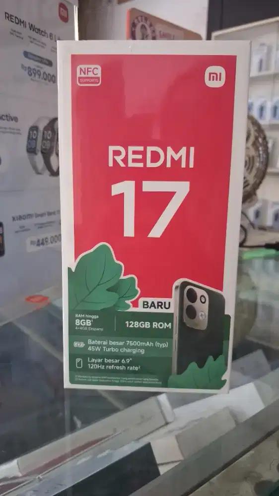 Redmi 17 Baru | Garansi Resmi | Bisa COD Bisa Kredit