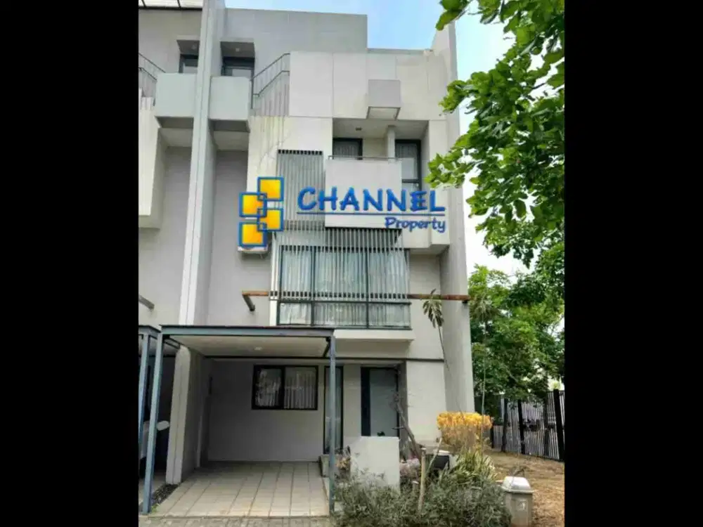 Jual Rumah Cluster 3 Lantai Hook Full Furnished Tabebuya BSD City, Fl