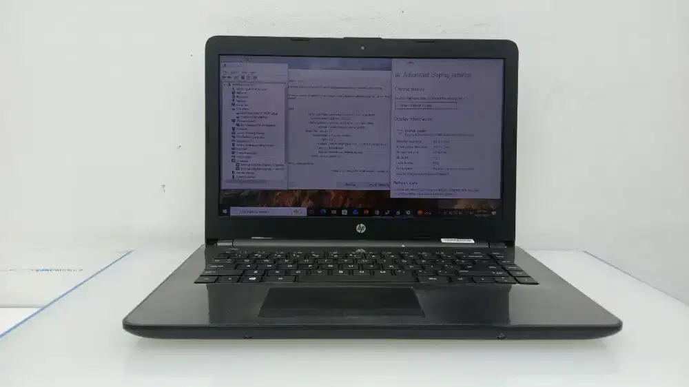 Hp 14-bw amd a6-9220U ram 8 ssd 128 hdd 500gb