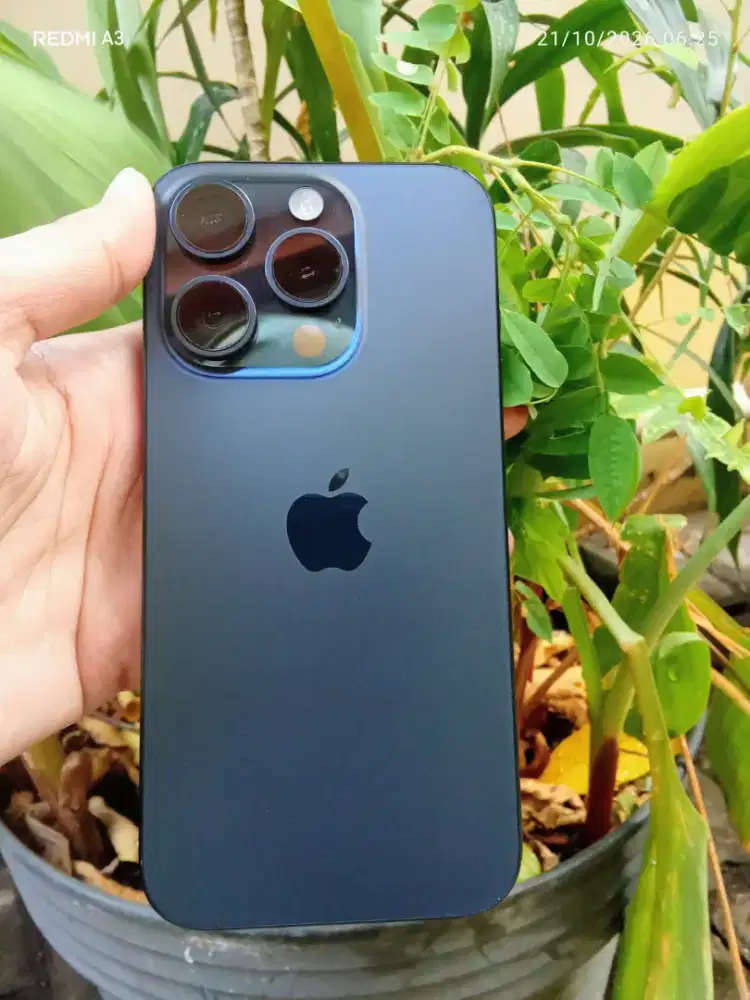 Jual IPHONE 15 PRO 128, Blue titanium mulus