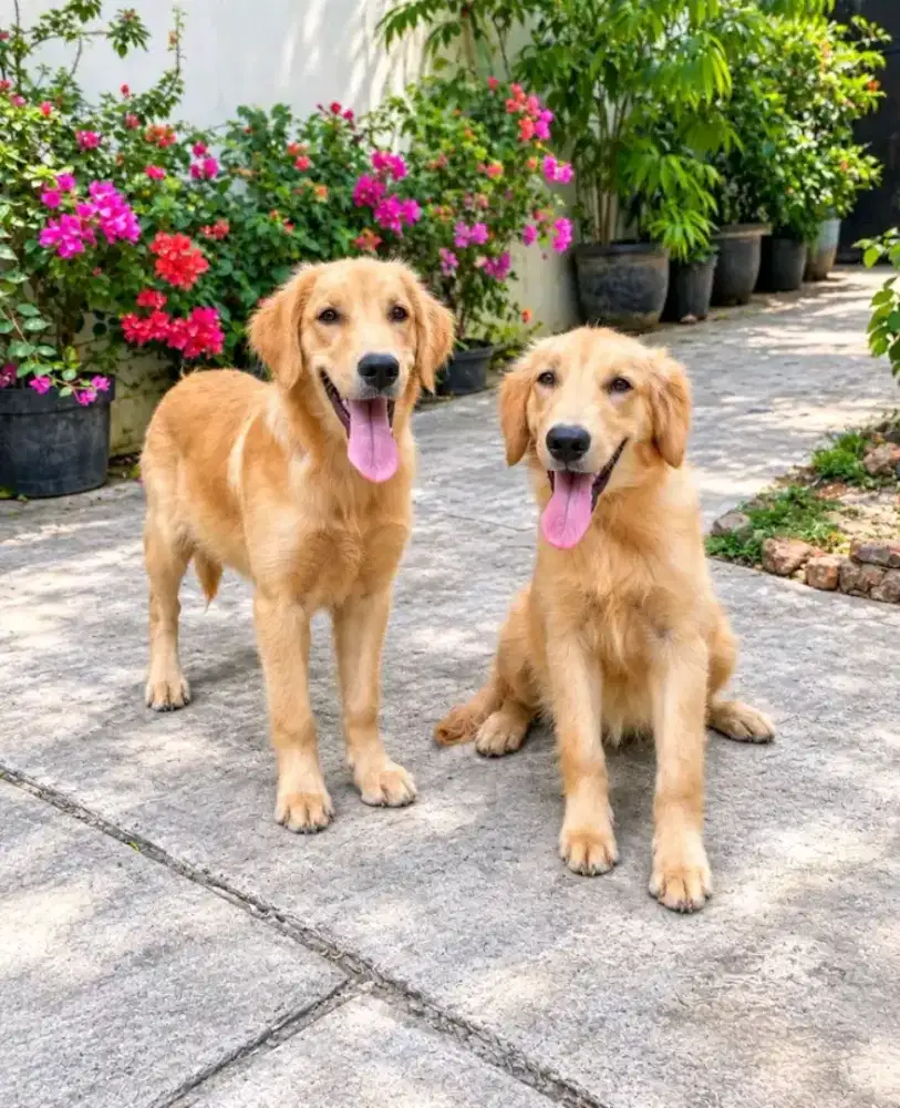golden retriver 5 bulan betina