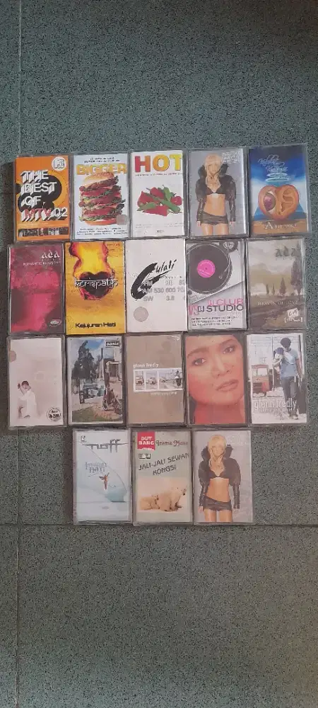 Kaset jadul stock apa adanya