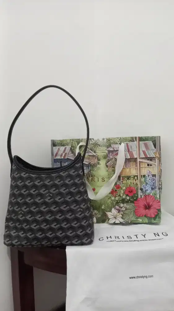 Tas Christy Ng Mini Alesso Hobo Black Original