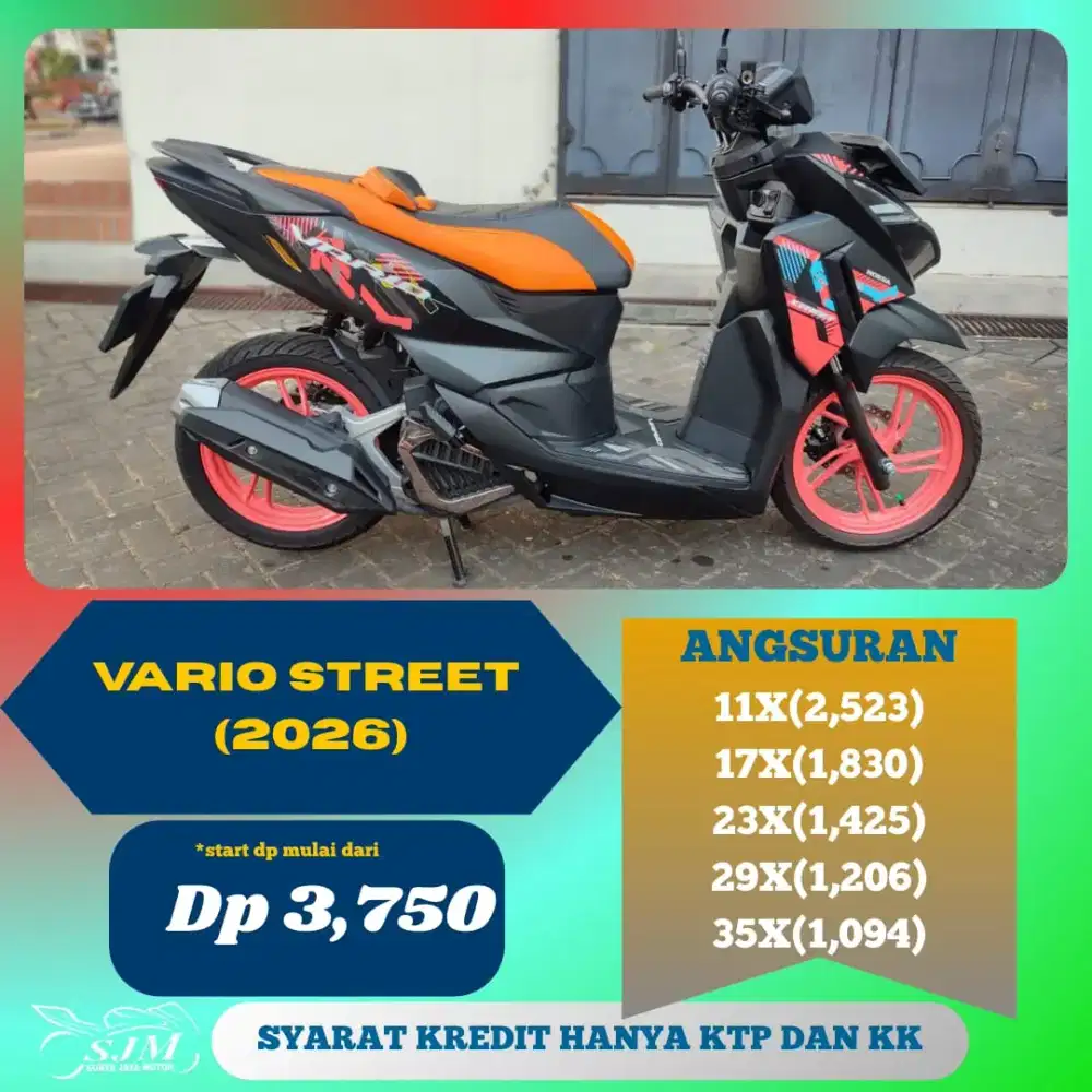 HONDA VARIO STREET 125 2026 CASH & KREDIT