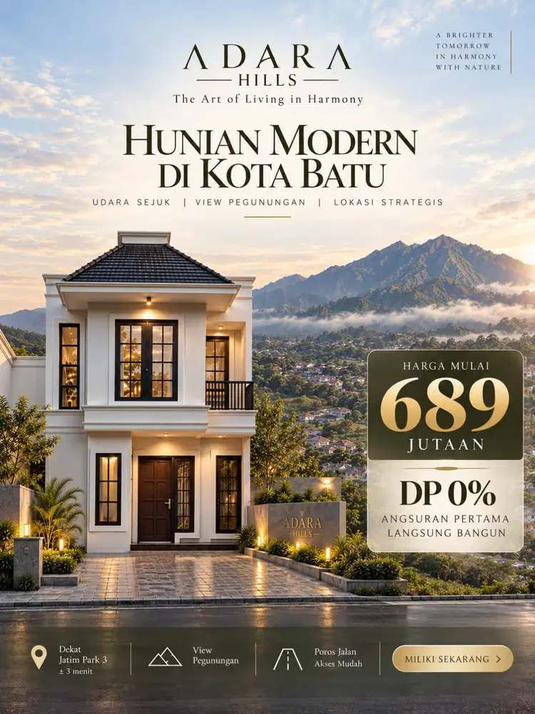 Rumah 600 jutaan tanpa DP 5 menit Jatimpark 3