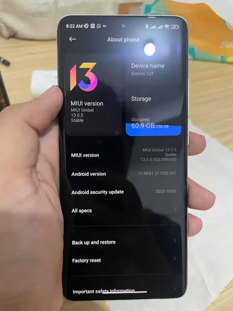 Xiaomi 12X 8/256 flagship