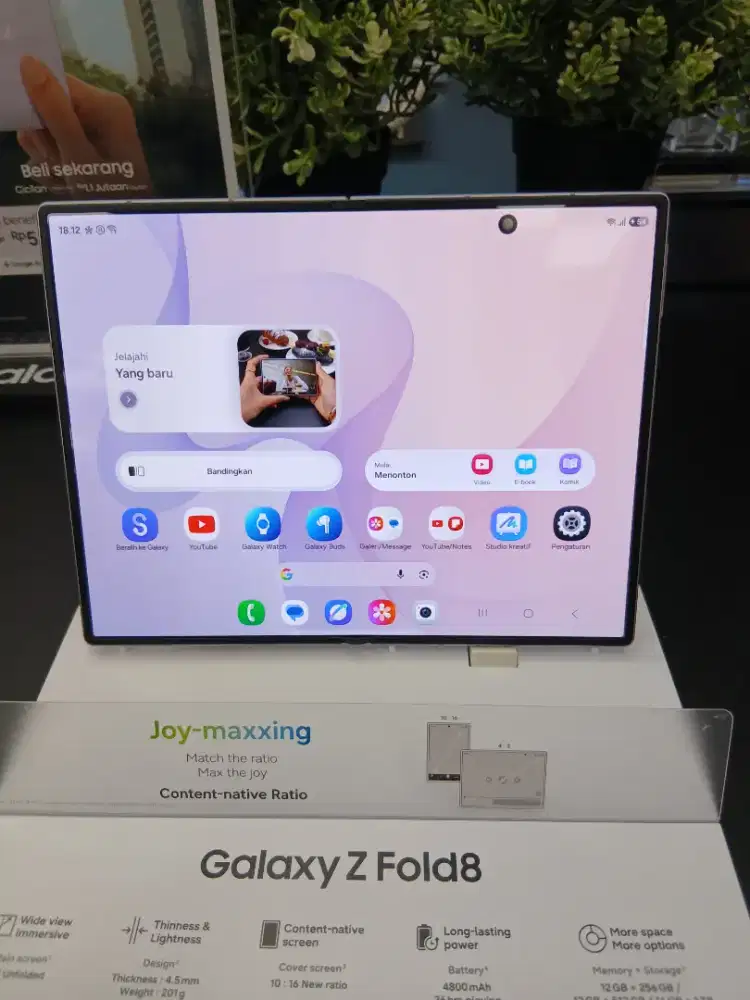 Samsung galaxy ZFold 8