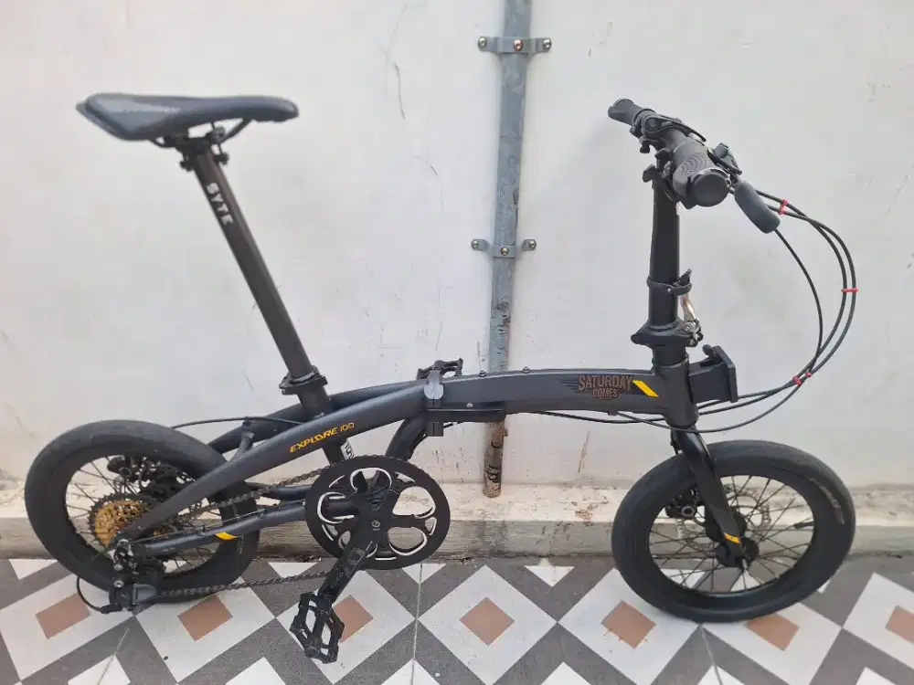 Sepeda Lipat Sudah Hidrolik Hub SYTE Shimano Jangkrik Tawon