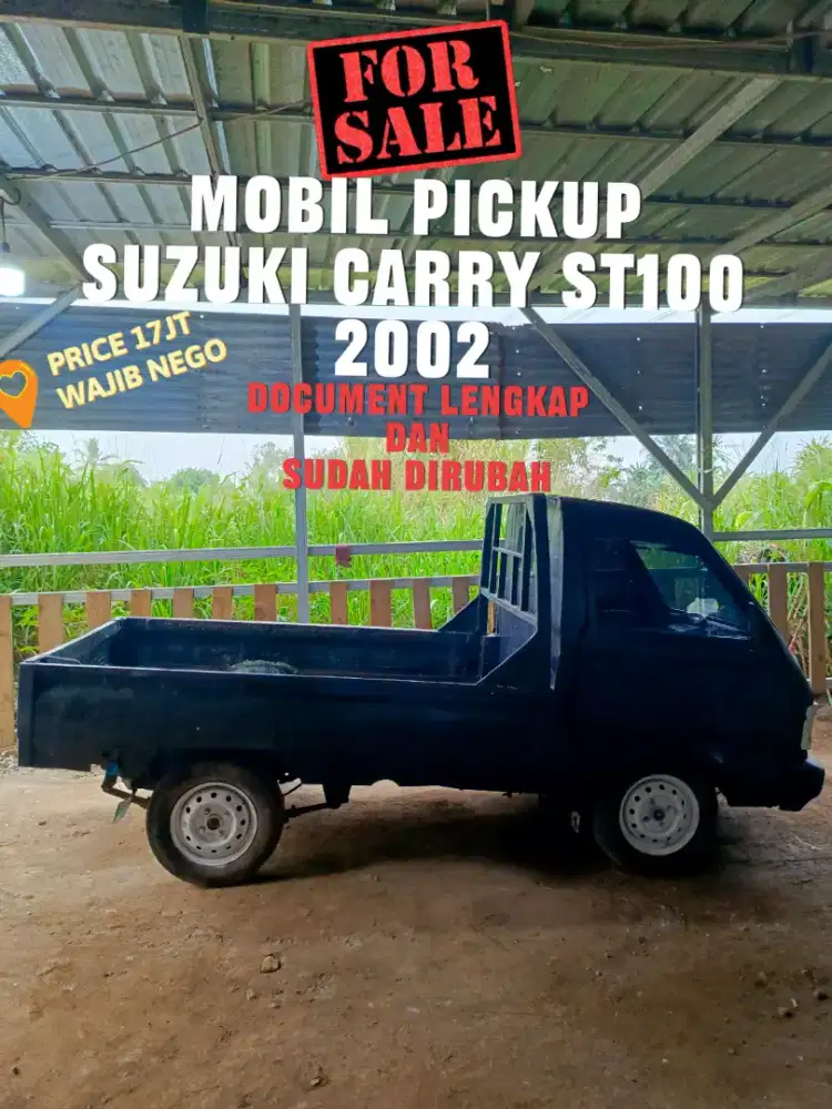DIJUAL CEPAT MURAH MOBIL CARRY ST100 PICKUP SIAP PERANG FULL MUATAN