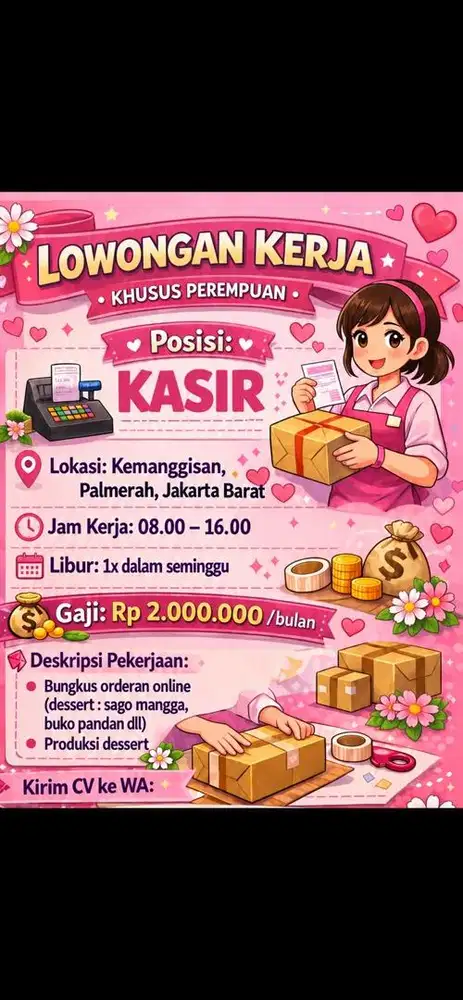 Lowongan kerja khusus wanita