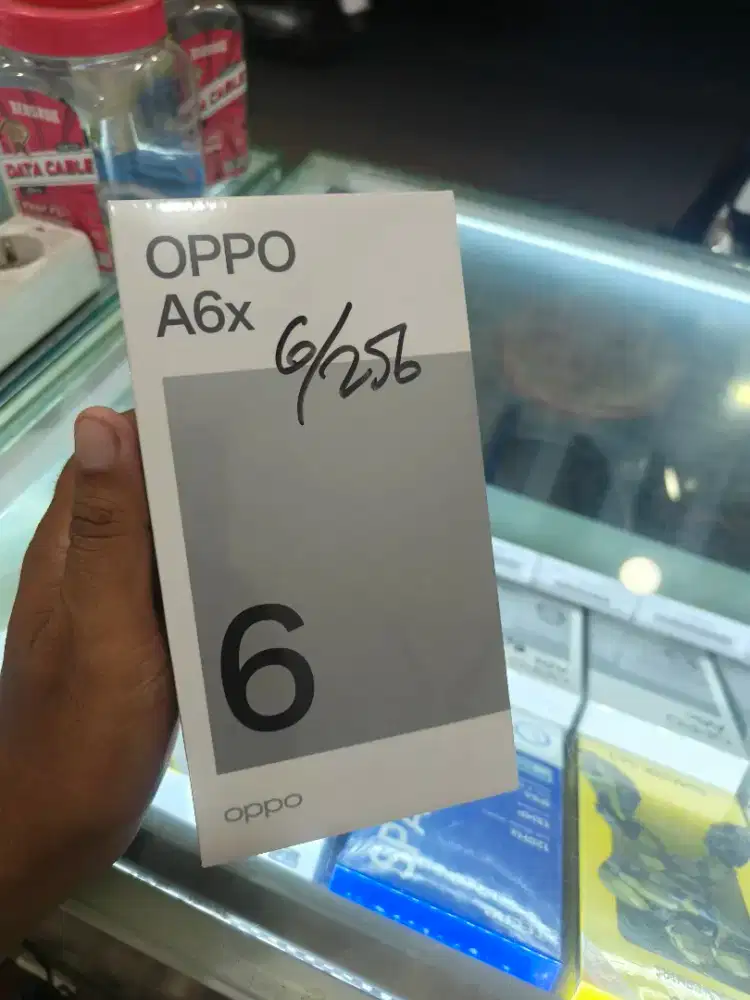 New Oppo A6x ram6/256 garansi resmi 1 tahun