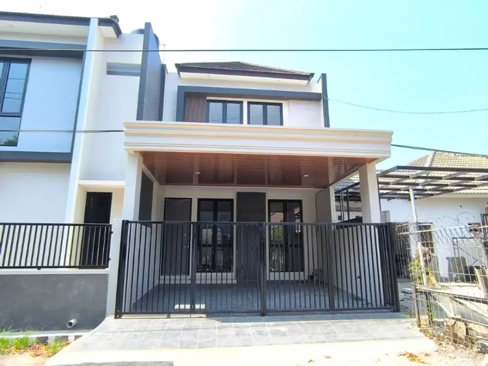 RUMAH BARU 2 LANTAI SIAP HUNI DI TAMAN PONDOK INDAH WIYUNG SURABAYA