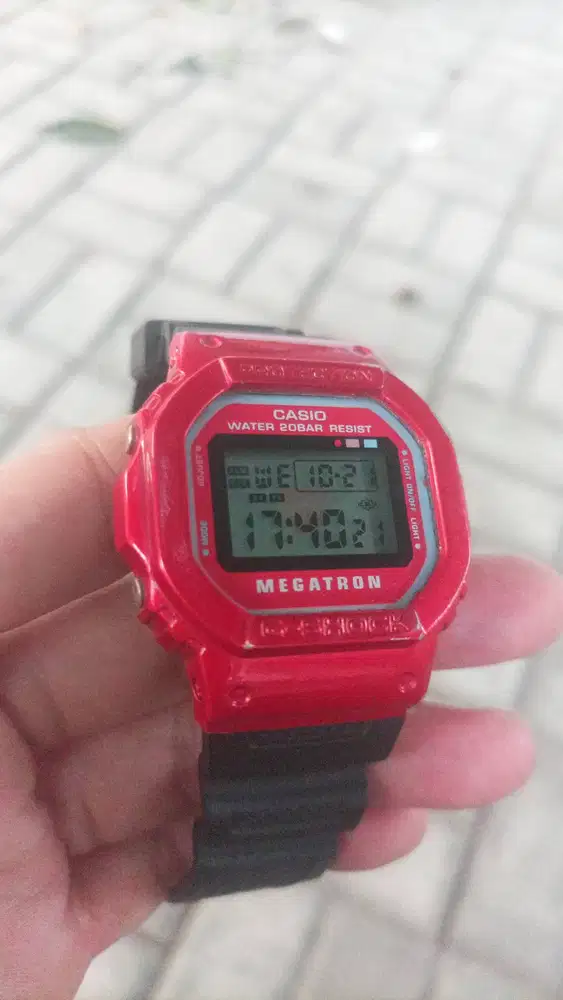 Jam Tangan G-shock Megatron Red Candy