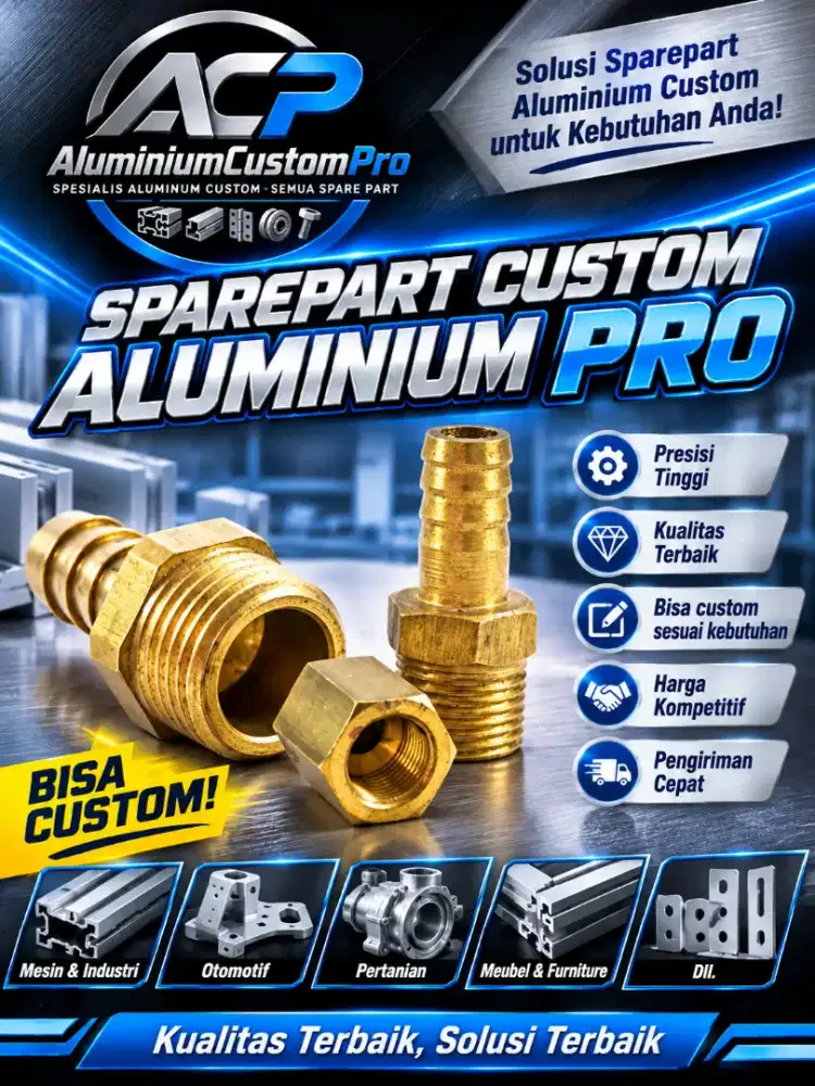 Sparepart Custom Aluminium Pro – Komponen Aluminium Sesuai Kebutuhan