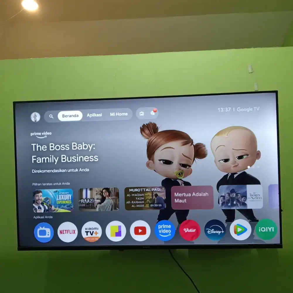 DIJUAL CEPAT XIAOMI TV A FHD 43 KONDISI MULUS