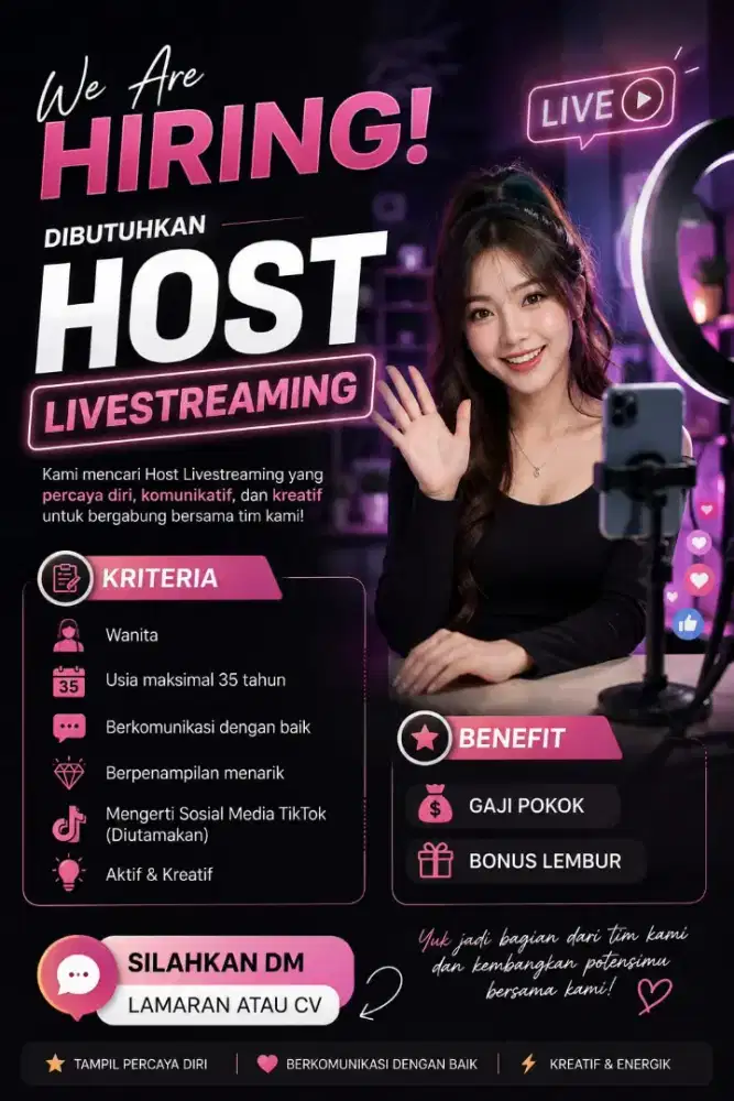 Host LIVE streaming