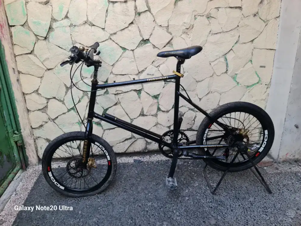 Jual butuh sepeda minivelo Bindol UK 20 gigi 7 speed minus ban depan