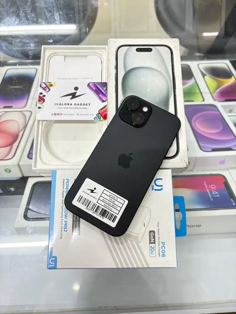 iPhone 15 128GB iBox Black