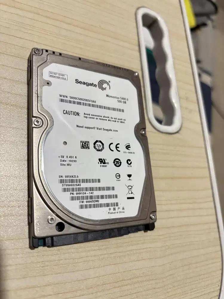 Hardisk Internal Laptop 2.5 Seagete 500gb (Momentus 5400.6)..