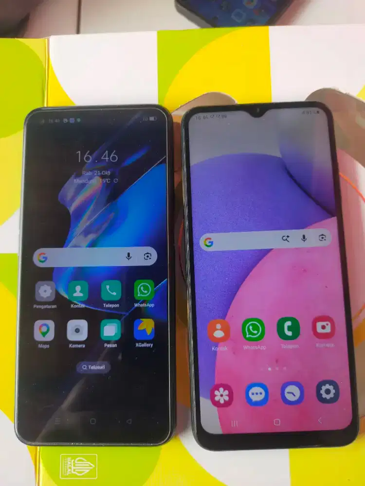 Samsung galaxy a03s & Oppo a54
