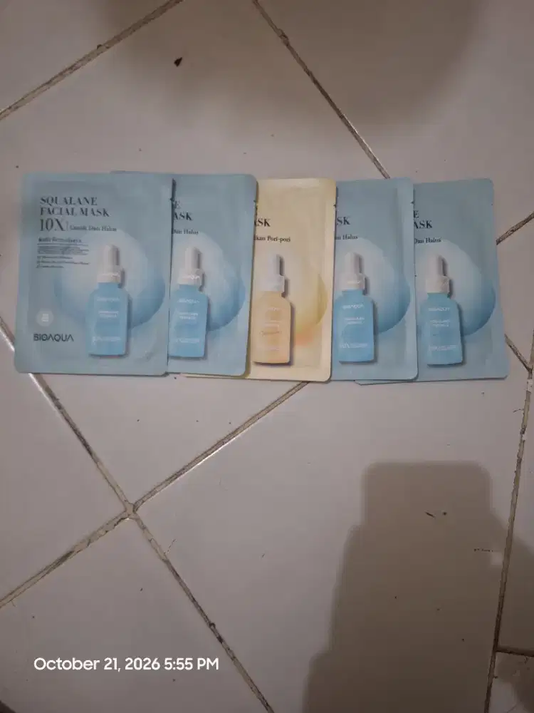5 BIOAQUA Sheet Mask 10x Effect Whitening