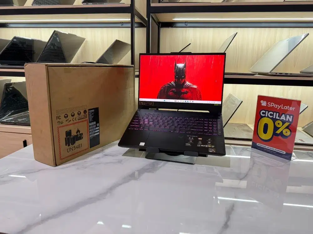 LAPTOP GAMING ASUS TUF RYZEN 7 RTX4050 RAM 16 GB FULSET GARANSI PANJNG