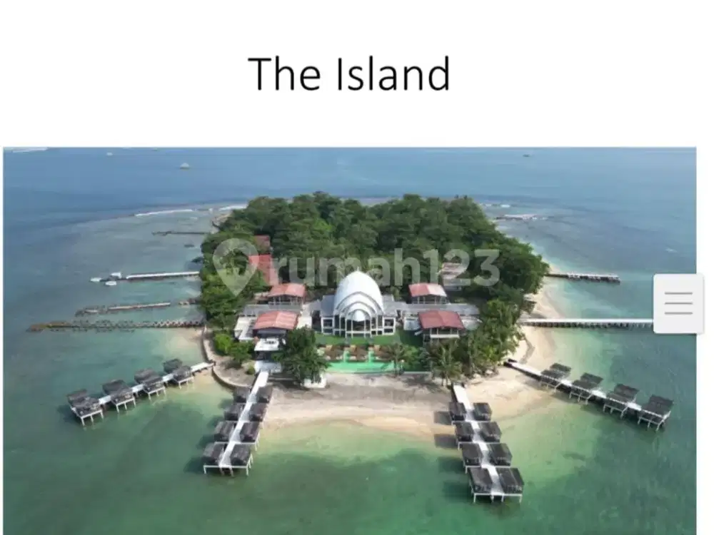 Pulau Pribadi + 4 Villa Ujung Kulon Banten Masih Aktif Luas 3Ha