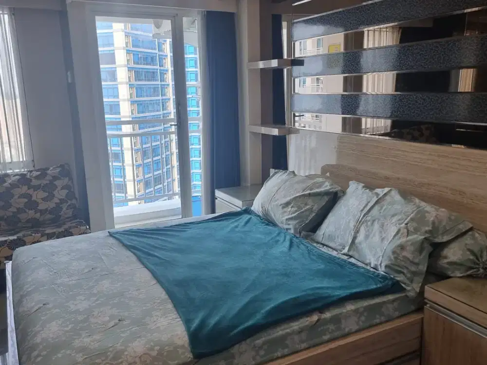 Disewakan Bulanan Apartemen Orchard Connect Pakuwon Mall Studio Full Furnish Cantik.4,5jt/bln termasuk SC+wifi