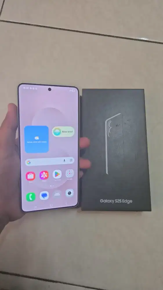Samsung s25 edge ram 12/512 fullset nominus resmi sein