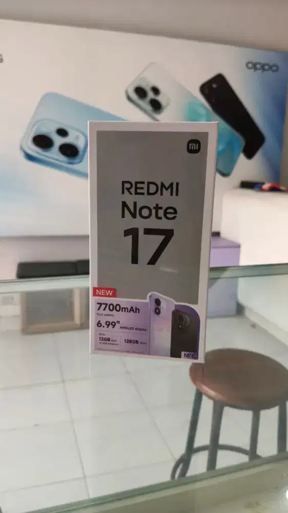 NEW REDMI NOTE 17 4G 6+6/128 GARANSI RESMI SEGEL