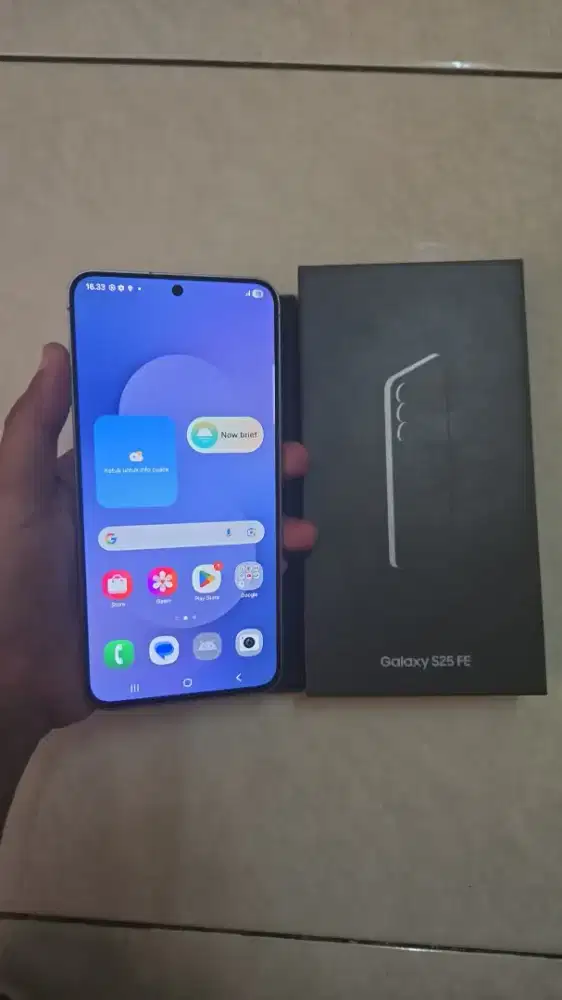 Samsung s25 fe ram 8/256 fullset nominus resmi sein