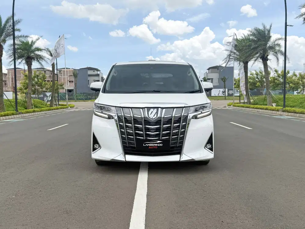 TOYOTA ALPHARD 2.5 G ATPM TSS 2021 PUTIH LOW ODO KM RENDAH MULUS