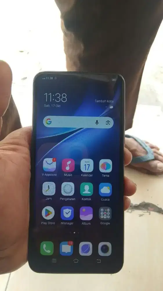 Vivo y19 6+2/128 biru