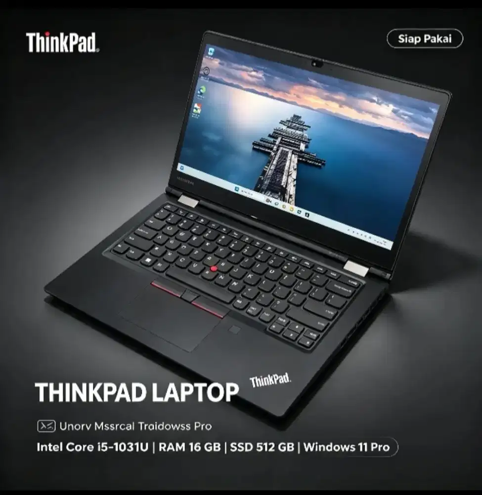 Thinkpad L13YOGA intel core i5 gen-10 ram 16 ssd 256 gb