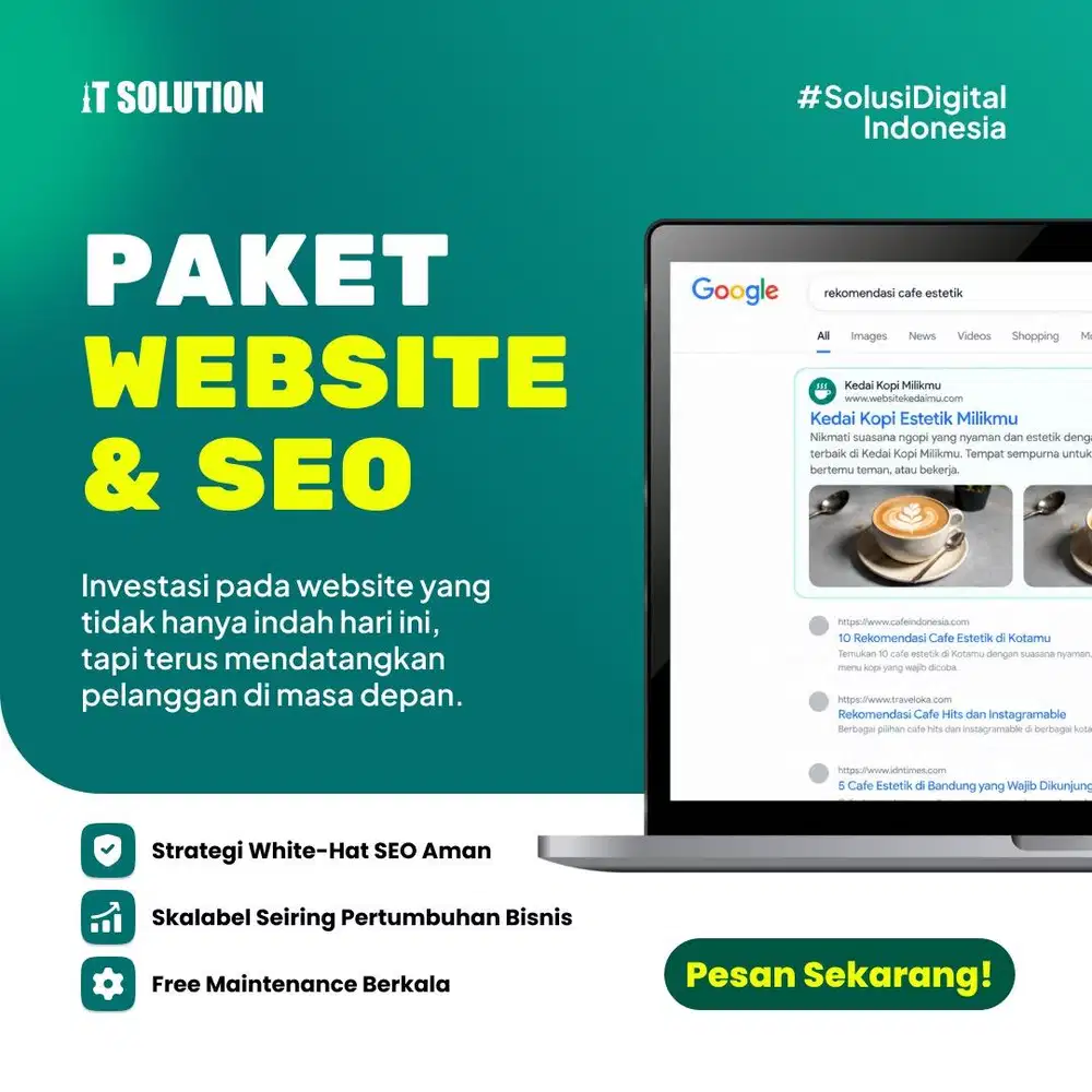 Paket Website Profesional dan SEO untuk Bisnis