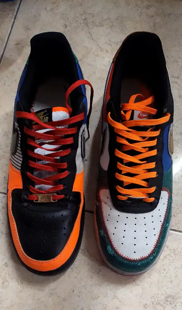 Sepatu Sneakers Air Force 1 What The NYC New York size 43 (EUR)