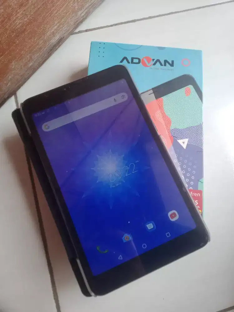 Tab Advan G-Tab,ram 3/16 normal jaringan 4G, kelengkapan dus
