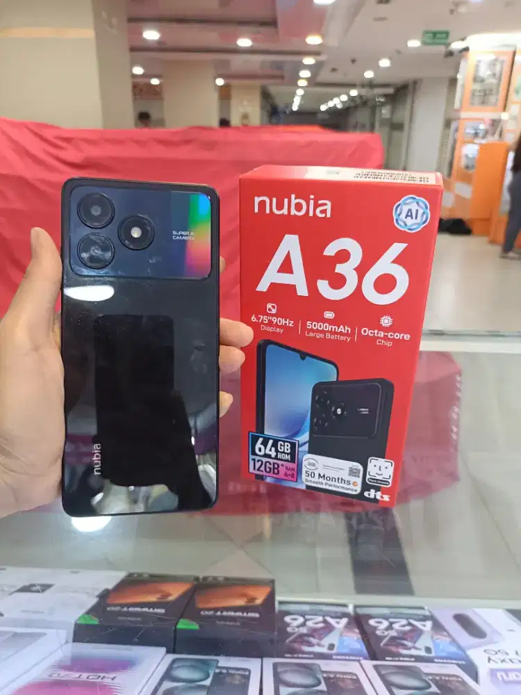 Seken gress Nubia A36 4+8/64 Black