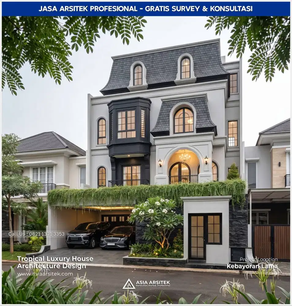 Jasa Gambar Kerja & RAB Rumah Sentul City - Arsitek Profesional