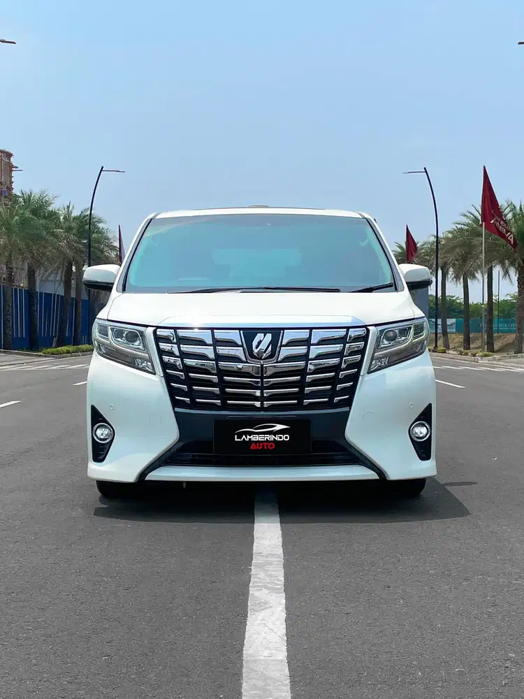 TOYOTA ALPHARD 2.5 G ATPM 2017 PUTIH MULUS LOW ODO KM RENDAH