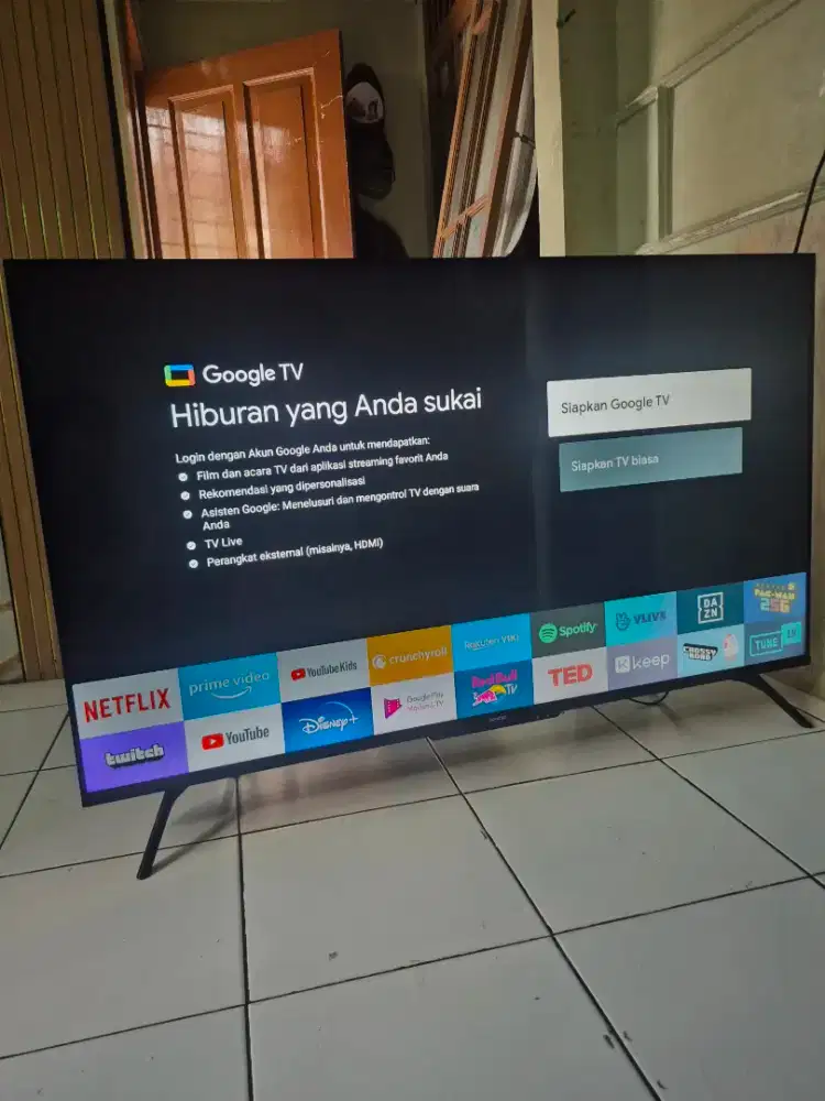 Led Tv 50 Coocoaa Google Tv 4k UHD siap pakai