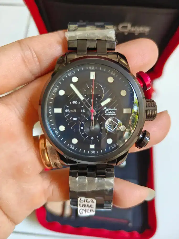Alexandre Christie pria 6163MC original baru kado tidak pernah pakai