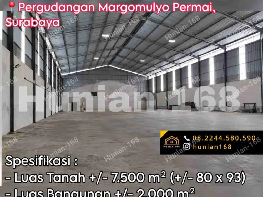 Gudang Tanah Kavling Industri Pabrik Pergudangan Raya Margomulyo Permai Surabaya Suri Mulia Indah Jaya Sentong Buntaran Angtropolis Barat Utara Tambak Langon Kalianak Osowilangun Bekas