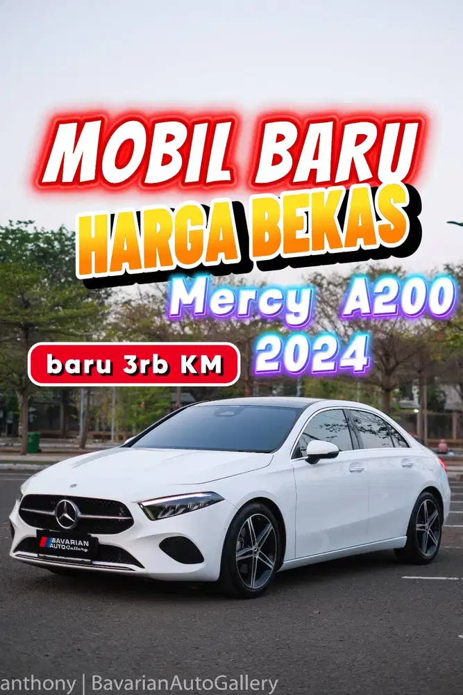 Mercy A200 FACELIFT Sunroof NIK 2024 jalan 3rb KM MASIH WARRANTY