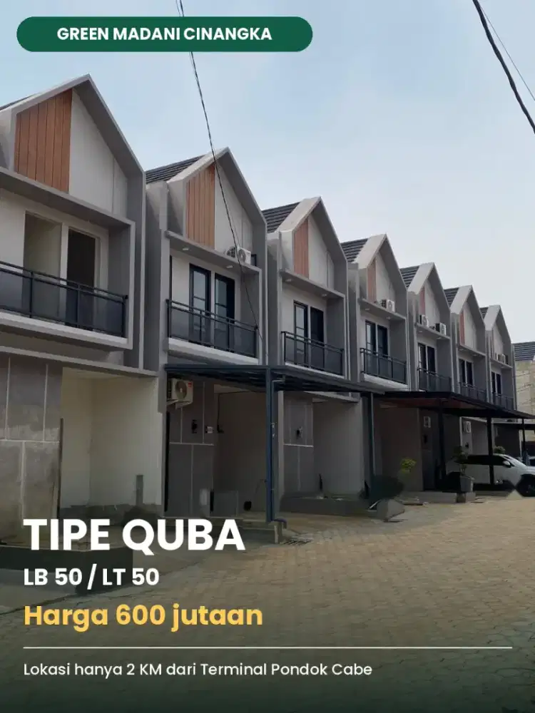 Rumah Dijual Depok Minimalis Modern,Lingkungan Islami