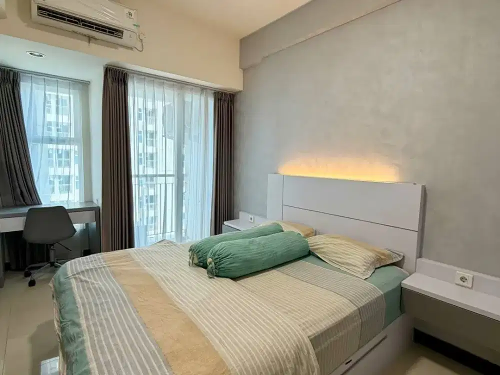 DIJUAL APARTEMEN AMOR PAKUWON CITY MALL LANTAI 9 FULL FURNISHED